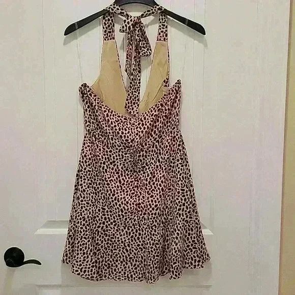 Trixxi Cheetah Print Swing Dress Size Large - Picture 4 of 6